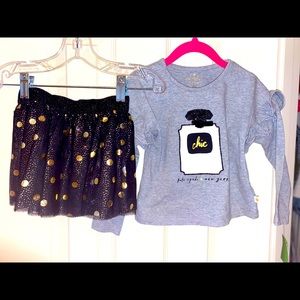 Kate spade shirt and skirt outfit